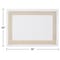 American 10" x 14" Gold Greek Key Paper Placemats 1000 PK 310640 - alternate 2